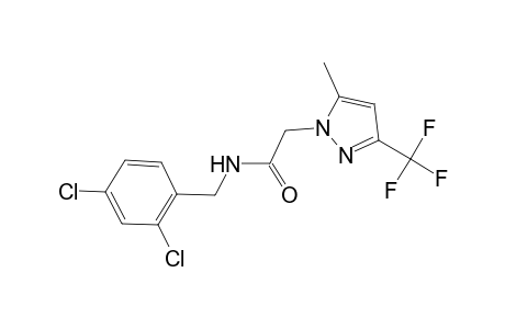 N-(2,4-dichlorobenzyl)-2-[5-methyl-3-(trifluoromethyl)-1H-pyrazol-1-yl]acetamide