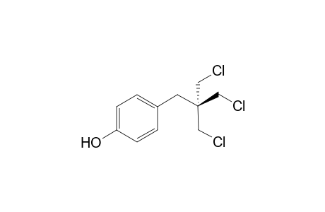 2-(p-Hydroxybenzyl)-2-(chloromethyl)-1,3-dichloropropane