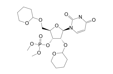 2',5'-DI-O-TETRAHYDROPYRAN-2-YL-3'-O-URIDINE_DIMETHYLPHOSPHATE