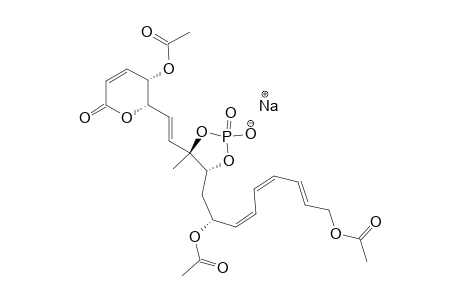 #22A;(1E,3R,4R,6R,7Z,9Z,11E,5'S,6'S)-6,13-DIACETOXY-1-(5'-ACETOXY-5',6'-DIHYDRO-2'-OXO-2H-PYRAN-6'-YL)-3,4-DIHYDROXY-3-METHYL-1,7,9,11-TRIDECATETRAEN-3,4-CYCLO