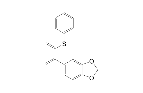 3-(Phenylthio)-2-[(3',4'-methylenedioxy)phenyl]-1,3-butadiene