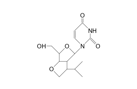 1-(2-Deoxy-2-C,3-O-<1-isopropyl-ethylene>-B-D-lyxofuranosyl)-uracil