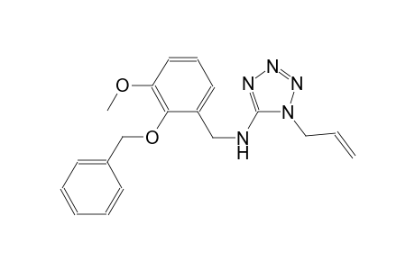 1H-tetrazol-5-amine, N-[[3-methoxy-2-(phenylmethoxy)phenyl]methyl]-1-(2-propenyl)-