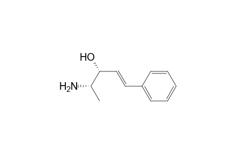 (E,3R,4S)-4-amino-1-phenyl-1-penten-3-ol