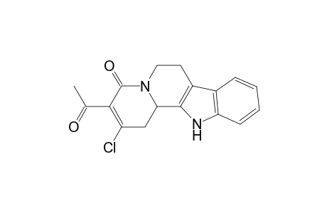 3-Acetyl-2-chloro-1,4,6,7,12,12b-hexahydroindolo[2,3-a]quinolizin-4-one