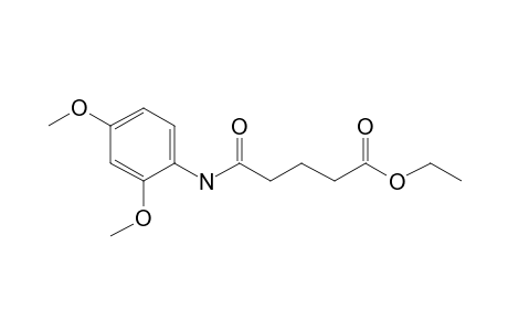 Glutaric acid, monoamide, N-(2,4-dimethoxyphenyl)-, ethyl ester