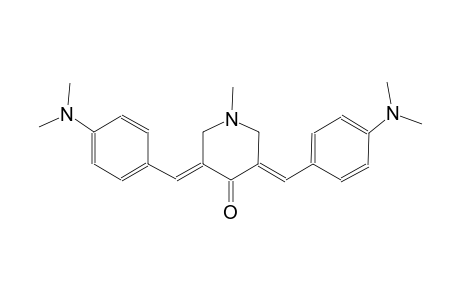 (3E,5E)-3,5-bis[4-(dimethylamino)benzylidene]-1-methyl-4-piperidinone