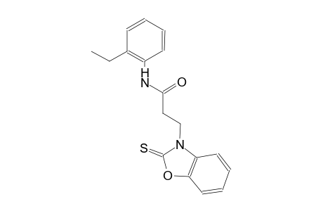 3-benzoxazolepropanamide, N-(2-ethylphenyl)-2,3-dihydro-2-thioxo-