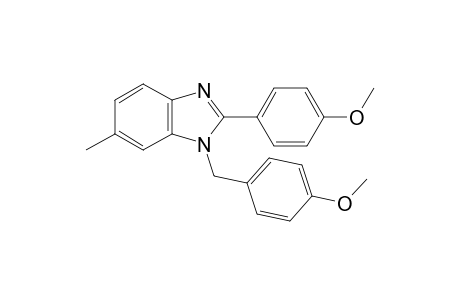 1-(p-methoxybenzyl)-2-(p-methoxyphenyl)-6-methylbenzimidazole