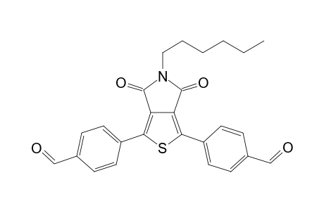 4,4'-(5-Hexyl-4,6-dioxo-5,6-dihydro-4H-thieno[3,4-c]pyrrole-1,3-diyl)dibenzaldehyde