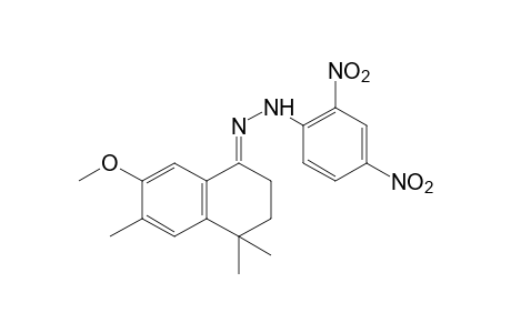 3,4-dihydro-7-methoxy-4,4,6-trimethyl-1(2H)-naphthalenone, (2,4-dinitrophenyl)hydrazone
