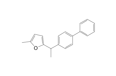 2-[1-(4-Biphenylyl)ethyl]-5-methylfuran
