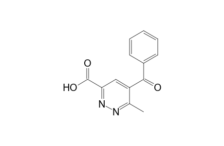 5-Benzoyl-6-methyl-3-pyridazinecarboxylic acid