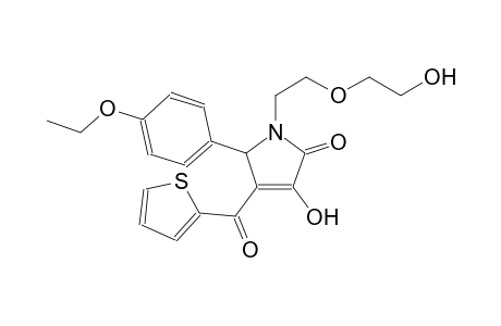 5-(4-ethoxyphenyl)-3-hydroxy-1-[2-(2-hydroxyethoxy)ethyl]-4-(2-thienylcarbonyl)-1,5-dihydro-2H-pyrrol-2-one