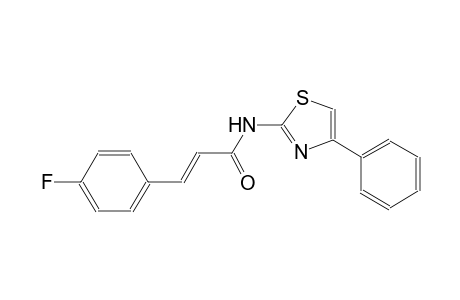 (2E)-3-(4-fluorophenyl)-N-(4-phenyl-1,3-thiazol-2-yl)-2-propenamide