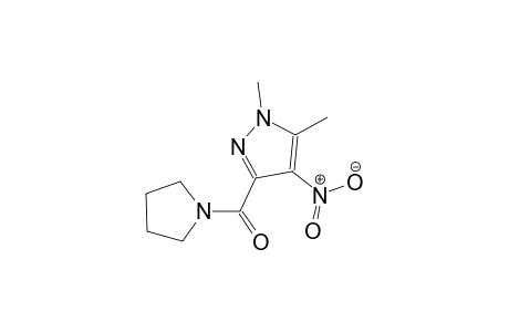 1,5-dimethyl-4-nitro-3-(1-pyrrolidinylcarbonyl)-1H-pyrazole