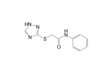 N-phenyl-2-(1H-1,2,4-triazol-3-ylsulfanyl)acetamide
