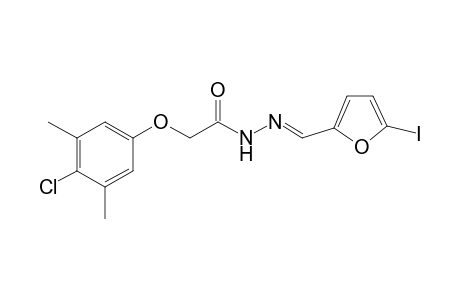 2-(4-Chloranyl-3,5-dimethyl-phenoxy)-N-[(E)-(5-iodanylfuran-2-yl)methylideneamino]ethanamide
