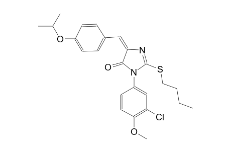 4H-imidazol-4-one, 2-(butylthio)-3-(3-chloro-4-methoxyphenyl)-3,5-dihydro-5-[[4-(1-methylethoxy)phenyl]methylene]-, (5E)-