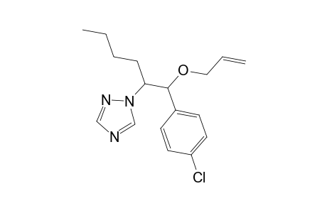 1H-1,2,4-Triazole, 1-[1-[(4-chlorophenyl)(2-propenyloxy)methyl]pentyl]-