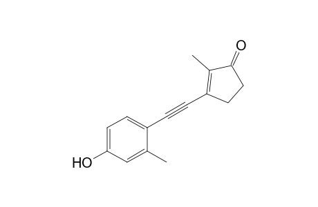 3-(4-Hydroxy-2-methylphenylethynyl)-2-methylcyclopent-2-enone