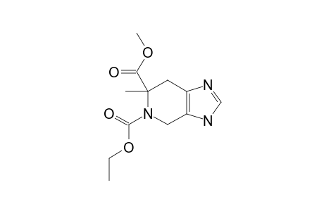 METHYL-(+/-)-5-ETHYLOXYCARBONYL-6-METHYL-4,5,6,7-TETRAHYDRO-3H-IMIDAZO-[4,5-C]-PYRIDIN-CARBOXYLATE