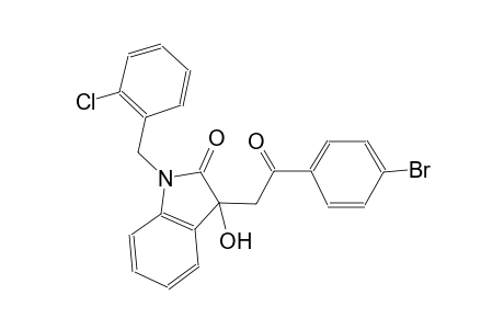 3-[2-(4-bromophenyl)-2-oxoethyl]-1-(2-chlorobenzyl)-3-hydroxy-1,3-dihydro-2H-indol-2-one