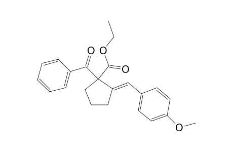 (E)-ethyl 1-benzoyl-2-(4-methoxybenzylidene)cyclopentanecarboxylate