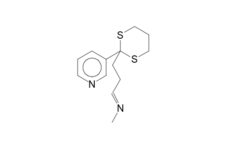 Methyl-[3-(2-pyridin-3-yl-[1,3]dithian-2-yl)-propylidene]-amine