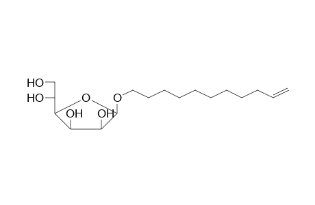 .beta.-D-Mannofuranoside, 1-O-(10-undecenyl)-