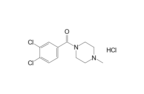 1-(3,4-dichlorobenzoyl)-4-methylpiperazine, monohydrochloride