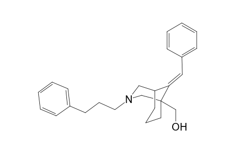 (E)-{9-Benzylidene-3-(3-phenylpropyl)-3-azabicyclo[3.3.1]nonan-1-yl}methanol