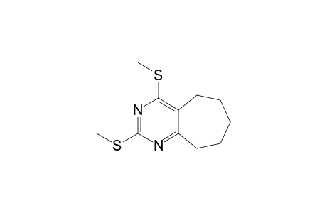 2,4-Bis(methylthio)-6,7,8,9-tetrahydro-5H-cyclohepta[d]pyrimidine