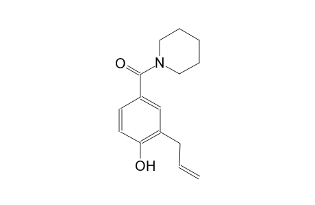phenol, 4-(1-piperidinylcarbonyl)-2-(2-propenyl)-