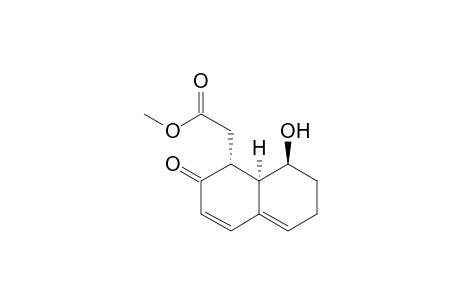 Methyl (1R*,8S*,8aR*)-8-Hydroxy-2-oxo-1,2,6,7,8,8a-hexahydro-1-naphthalenemethylcarboxylate