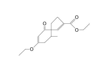 2-Carboethoxy-8-ethoxy-10c-methyl-(5rc-/1/)-spiro(4.5)deca-1,7-dien-6-one