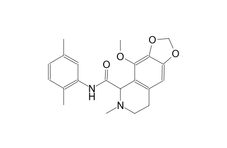 N-(2,5-dimethylphenyl)-4-methoxy-6-methyl-5,6,7,8-tetrahydro[1,3]dioxolo[4,5-g]isoquinoline-5-carboxamide