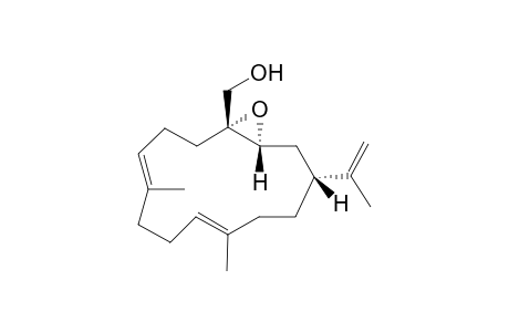 ((4E,8E)-(1R,12R,14S)-12-Isopropenyl-5,9-dimethyl-15-oxa-bicyclo[12.1.0]pentadeca-4,8-dien-1-yl)-methanol