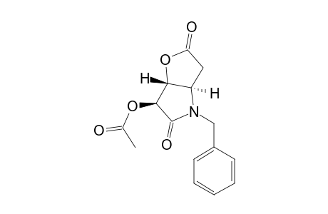 (1R,5R,8S)-6-Benzyl-8-acetoxy-2-oxa-6-azabicyclo[3.3.0]octane-3,7-dione