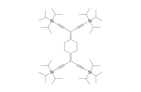 1,4-Bis[bis(triisopropylsilylethynyl)methylene]cyclohexane