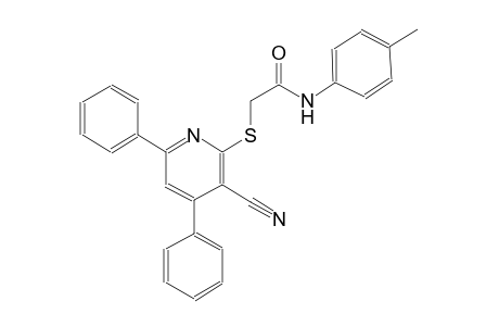 acetamide, 2-[(3-cyano-4,6-diphenyl-2-pyridinyl)thio]-N-(4-methylphenyl)-