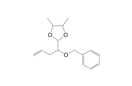 2-[1'-Benzyloxybut-3'-enyl]-4,5-dimethyl-[1,3]dioxolane