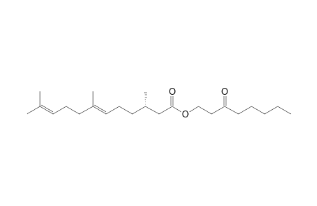 3-Oxooctyl (S,E)-2,3-dihydrofarnesoate