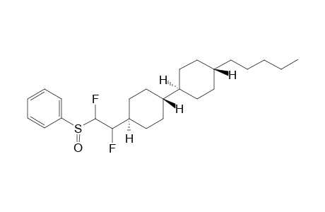 1-[trans-4-(1,2-Difluoro-2-phenylsulfinylethyl)cyclohexyl]-trans-4-pentylcyclohexane