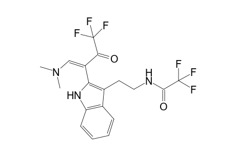 N-[2-[2'-[1"-(Dimethylamino)methylene-3",3',3"-trifluoro-2"-oxopropyl]-1H-indol-3'-yl]ethyl]-trifluoroacetamide