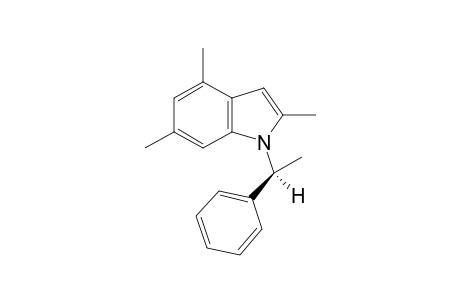 2,4,6-trimethyl-1-[(1S)-1-phenylethyl]indole