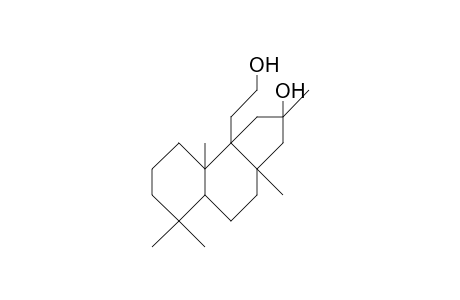 1-Hydroxy-ethyl-12-hydroxy-2,6,6,10,12-pentamethyl-tricyclo(10.1.0/1,10/.0/2,7/)octadecane