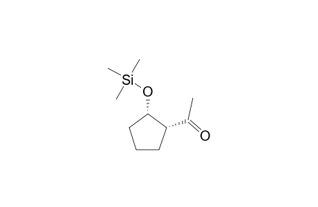 (1R*,2S*)-1-(2-Trimethylsilanyloxycyclopentyl)ethanone diastreoisomer