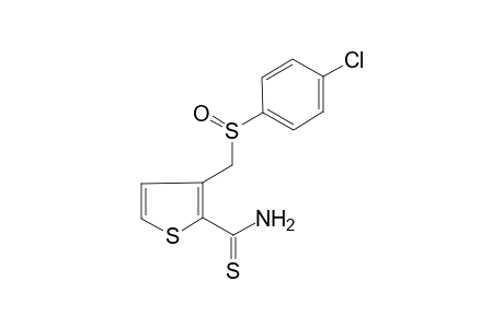 3-([(4-Chlorophenyl)sulfinyl]methyl)-2-thiophenecarbothioamide