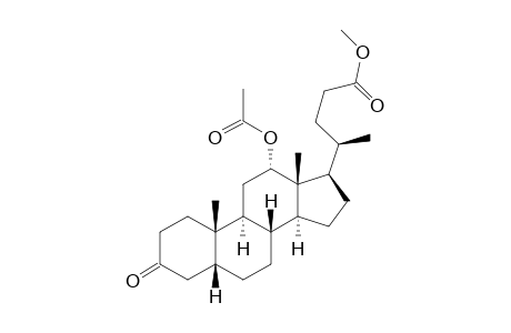 Methyl 12-(acetyloxy)-3-oxocholan-24-oate